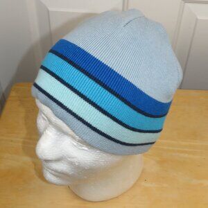 Goorin Bros Beanie Hat Multi Stripe Blue Cotton Blend Adult One Size